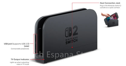 Nintendo Switch 2 Portable Game Console, 7.9 Inch Screen, 120Hz, with Joy-Con 2, Hdr, Magnetic Tv Mode, Laptop Pc