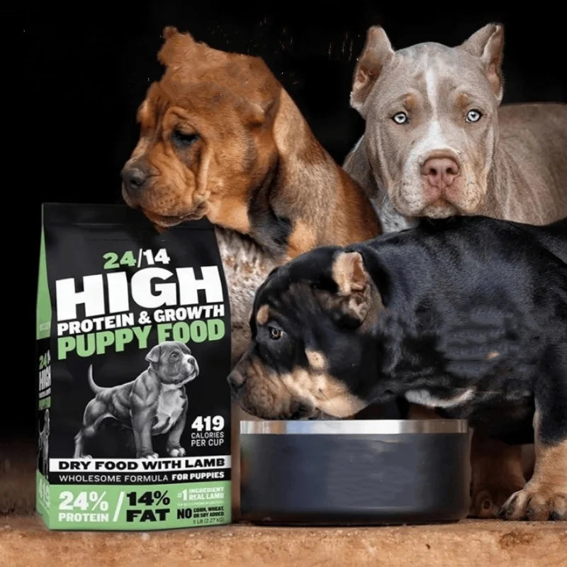 BULLY MAX HIGH PROTEIN & GROWTH WHOLESOME FORMULA FOR PUPPIES, Promotes Strong Muscle Development And Overall Health 120g