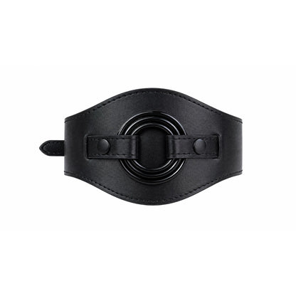 Sex toy SM leather with three-ring strap adjustable unisex private toy female penis