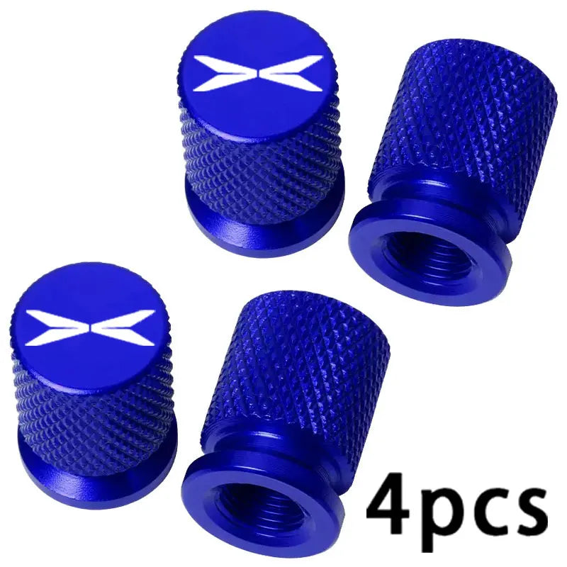 Car Wheel Tire Valve Caps Tyre Stem Covers Accessories For Xpeng N5 P5 P7 P7i X9 M03 460 G3 G3i G6 G9 G9X X2 X9 H93 Xiaopeng