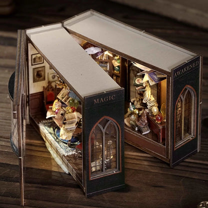 Mini Doll House DIY Small House 3D Puzzle Assembly Building Model Toys Home Bedroom Decoration With Furniture LED Lights Gifts