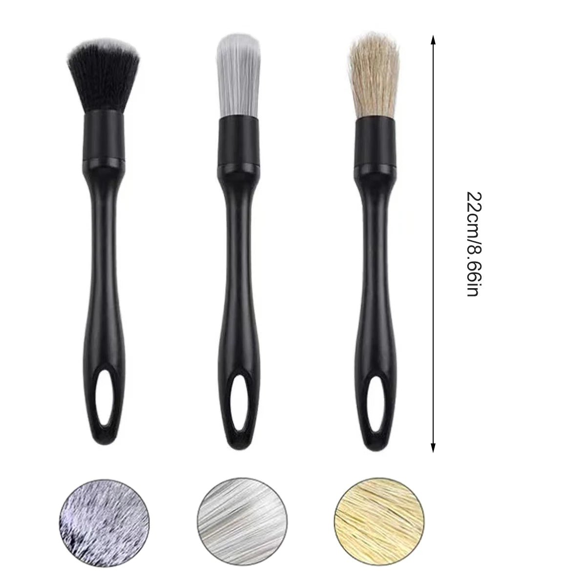 5/1Pc Car Detailing Cleaning Brushes Different Size Car Cleaning Brush for Vehicle Dashboard Air Outlet Wheel Detailing Brushes