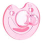 Newborn baby lulls to sleep with a breast milk like pacifier, with a soft silicone pacifier and round head to prevent eating