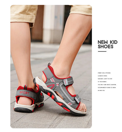 Breathable Children's Sandals Beach Shoes Boys Outdoor Sports For Kid's Girls Students Casual Sandals Anti-slip Flat Walking