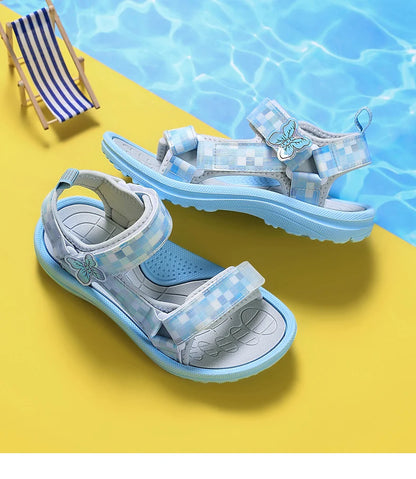 Summer Children Sandals Baby Girls Toddler Soft Non-slip Princess Shoes Baby Cute Pearl Princess Dance  Kids Performance Prop