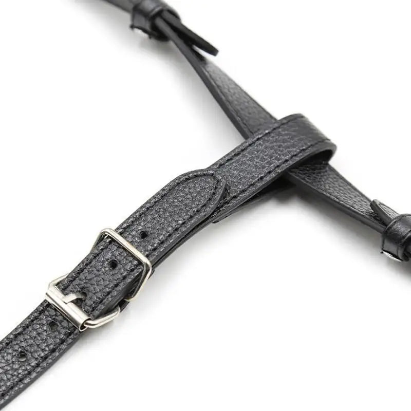 【AD】Adjustable Strapless Suspender Harness Pants Adult Sex Toys Dildos Pants with Triple Belt BDSM Gift for Women Men Beginners