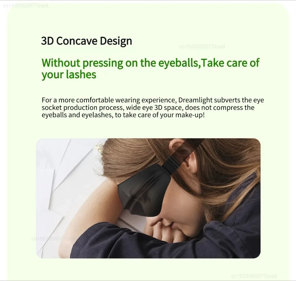 2025 New Dreamlight 4S Eye Mask Sleep 3D Stereoscopic for Men Women Adult Sleeping Aid Block Out Light Eye Masks Slaapmasker
