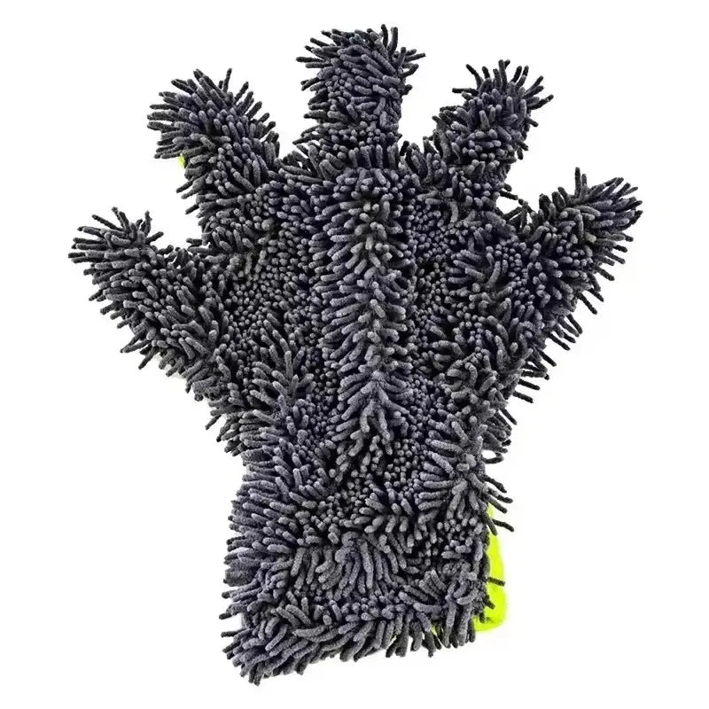 1/2Pcs Car Wash Gloves Microfiber Wipe Car Sponge Scratch Free Car Wash Cleaning Coral Velvet Double-Sided Cleaning Tool