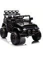 HAUSPROFI 12V Off-Road Ride-On Electric Car Toys for 3+ Years,With LED Lights,Remote Control,Seat Belt ,Bluetooth, 3-Speeds, Suspension