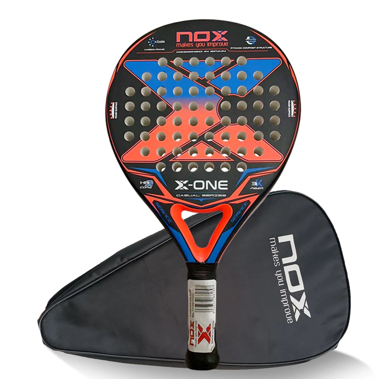 Nox 3D Carbon Fiber Power Racket, Stereo Structure Rebuild Tennis Hit Experience, Immersive Advanced Court, Tech Enabled 2023-26