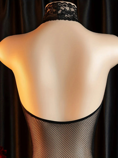 Bdsm Lingerie Sex Products Permeable Crotchless Sexy Stocking Toy For Women Fishnet Bondage Underwear Erotic Prop Lace Porn Game