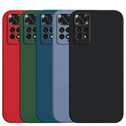 Case For Xiaomi Redmi Note 11 Case Redmi Note 11 10 10s 11s 12 12s 13 Pro Plus 5G Cover Anti-drop Liquid Silicone Cover Case