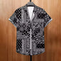 New Hawaii Spring/Summer Fashion Leisure Street Walk Tourist Beach Printed Full Open Short Sleeve Button Shirt