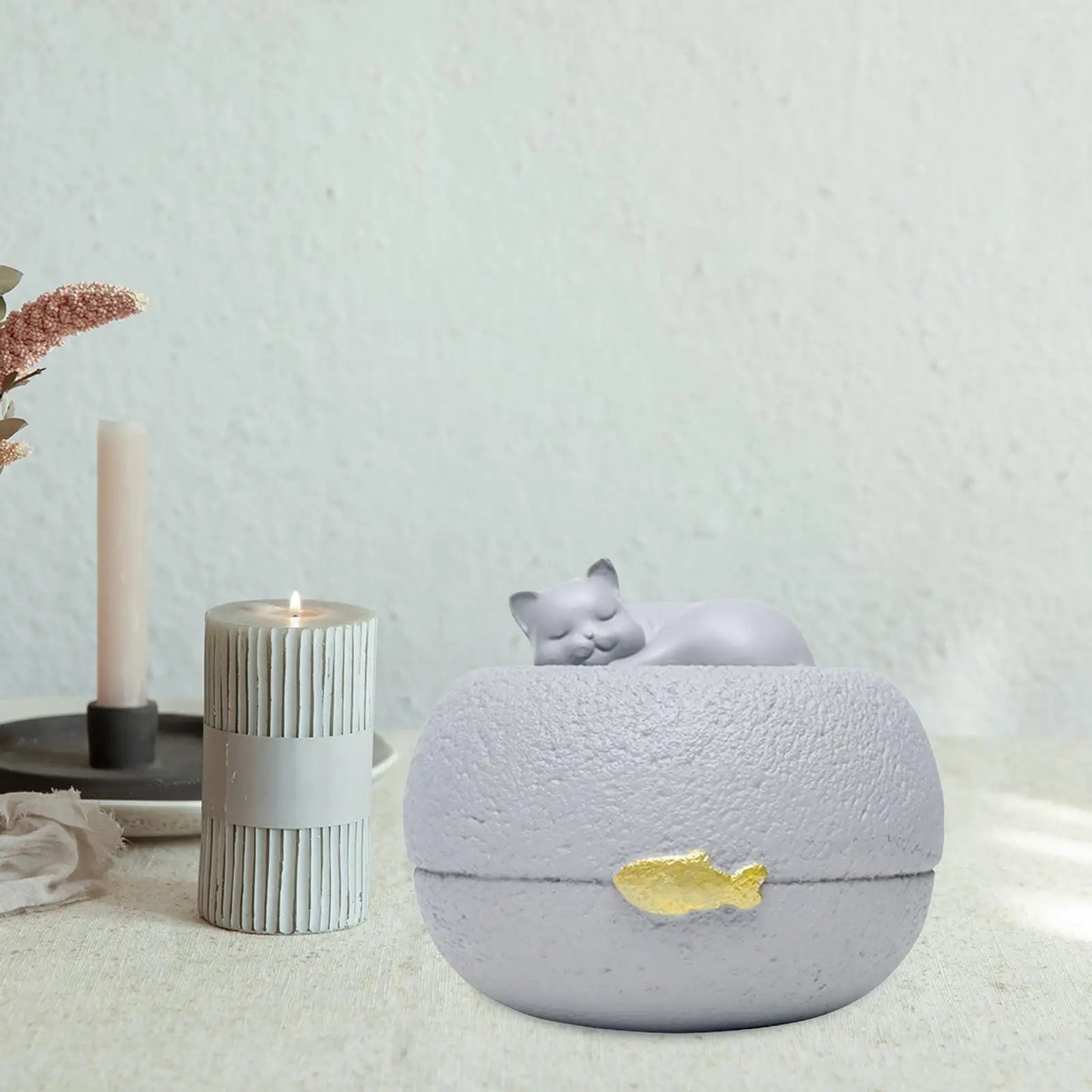 Pet Urn Cremation Memorial Urn Pets Supplies Keeping Precious Memories Urn Box for Burial Final Comforting Resting Place Funeral