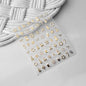Luxury 5D Floral Nail Art Stickers Gold Silver Chinese Style Metal Frame Shiny Crystal Rhinestone Self Adhesive Manicure Decal
