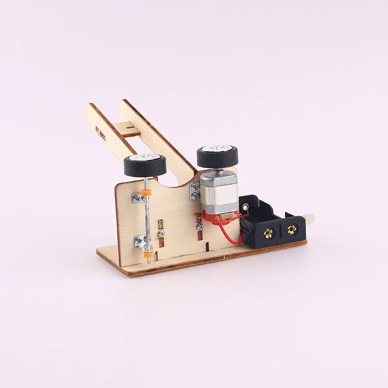 DIY STEM Automatic Ball Serve Machine Kinetic Energy Transfer Experimental Pole Science Education Toy Educational Teaching Prop