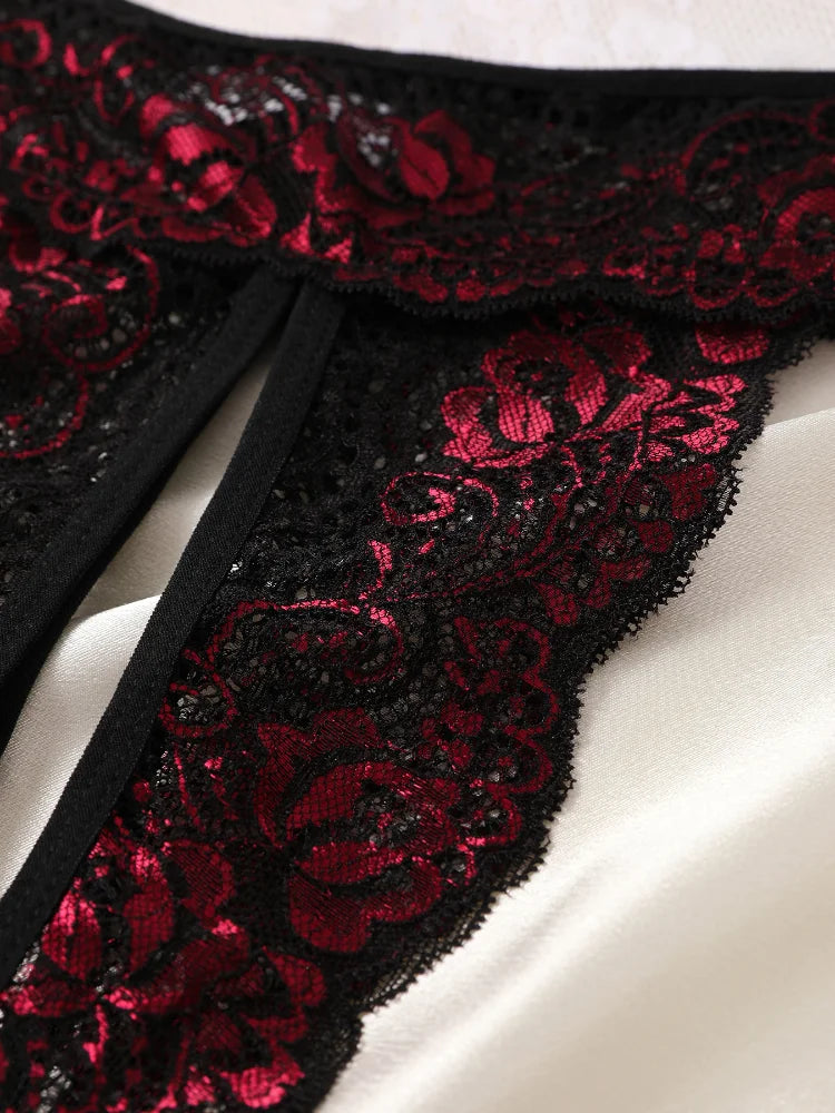 Sexy Crotchless Low Waist Thongs Invisible Lace Underwear Women Comfortable Panties Intimates Underpants Briefs Female Lingerie