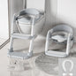 Kids Toilet Step Stool Potty Training Seat with Ladder Boys Girls Baby Toilet Seat Adjustable Step-on Stool for Adult Toilet