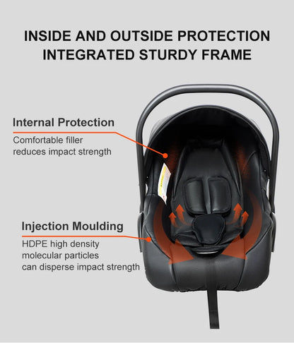 Baby pram Lightweight stroller Baby carriage PU 3in1 stroller Baby stroller 3-in-1 Baby carriage strollers for baby light carts