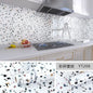 80cm Marble Waterproof Wallpaper for Kitchen Cabinets Bathroom Decor Kitchen Foil Renovation Self Adhesive Oil Proof Stickers