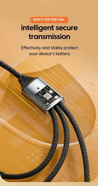 NNBILI Multi USB Hub Extensions 3 Port USB A Hub Type C Splitter Fast Data Transmission OTG Adapter For Computer Macbook Pro Air