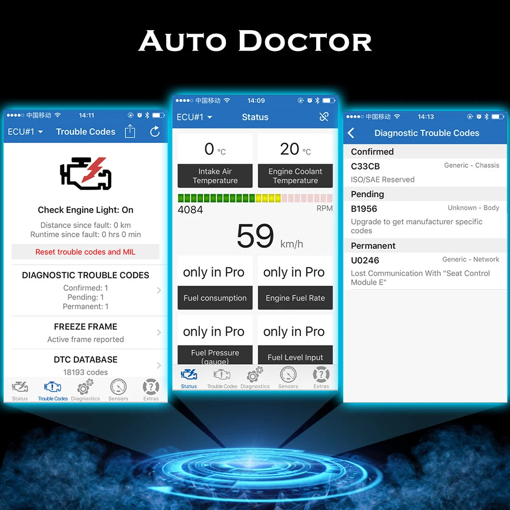 Viecar ELM327 V1.5 PIC18F25K80 Bluetooth 4.0 For IOS Android ELM 327 V 1 5 Car OBD 2 OBD2 Diagnostic Scanner Tools Code Reader