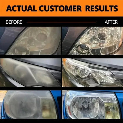 Car Headlight Coating Spray Liquid Car Light Cleaner And Restorer UV Resistant Long Lasting Head Light Coating Spray