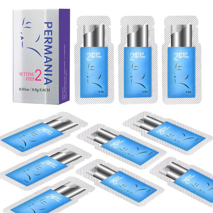 PERMANIA Korea 10 Pcs/Lot 5-8 Mins Lash Lift Eyelash Perm Kit Sachet Number #1#2#3 Setting Lotion Curling Perming Makeup Tool