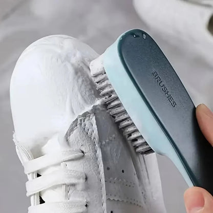 Home-use Long-handled Shoe Brush Multi-functional Cleaning Brush Laundry Bathrooms Hard Floors Plastic Handle Shoes Brush