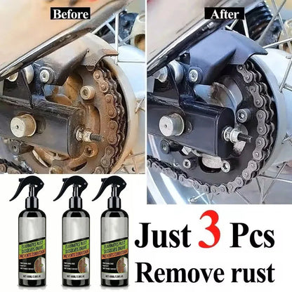 Multifunctional car rust remover used for removing rust providing surface protection on car brake pads iron metal surface 1/3PCS