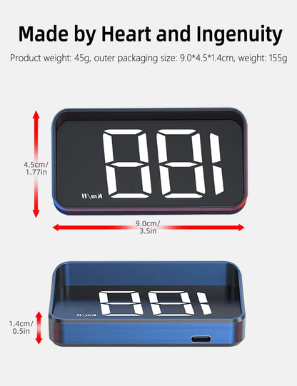  M2 Universal GPS HUD Car Speedometer Projector With Speed KMH Head Up Display Car USB Cable Plug & Play GPS & Beidou System