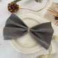 6pcs Cloth Napkins 30X45CM Orange Cotton Polyester Blend Kitchen Washable Dinner Reusable Napkins Wedding Party Table Decoration