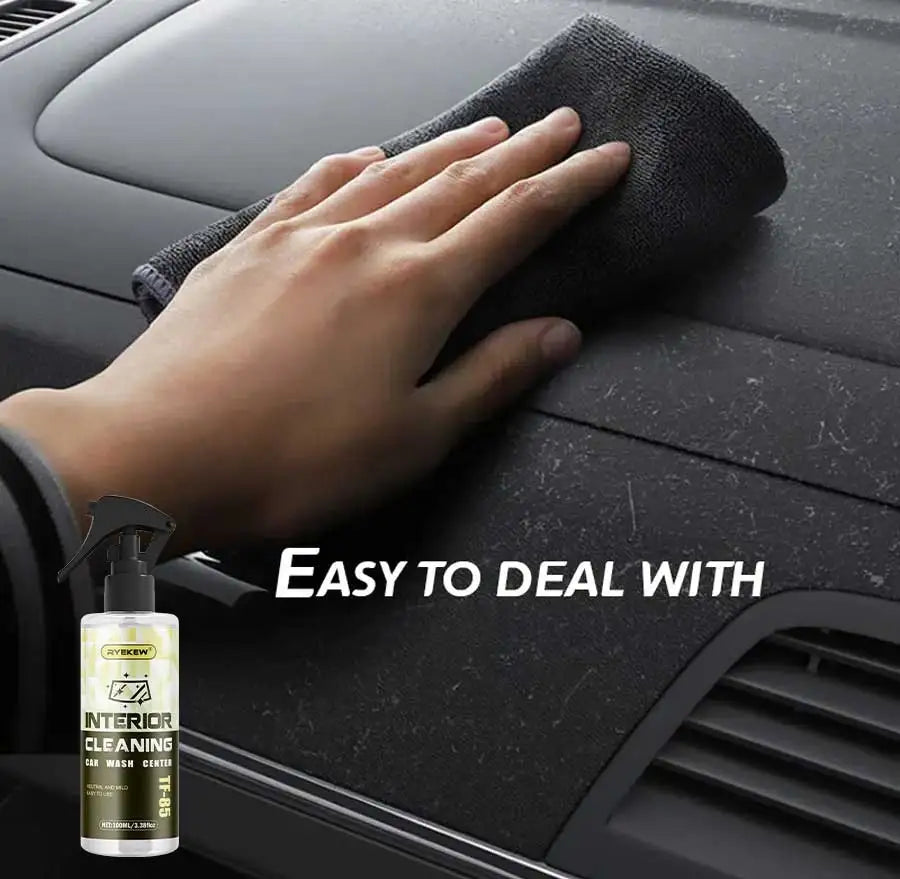 Ryekew Car high-efficiency interior cleaner ceiling cleaner leather flannel fabric water-free multi-purpose cleaner