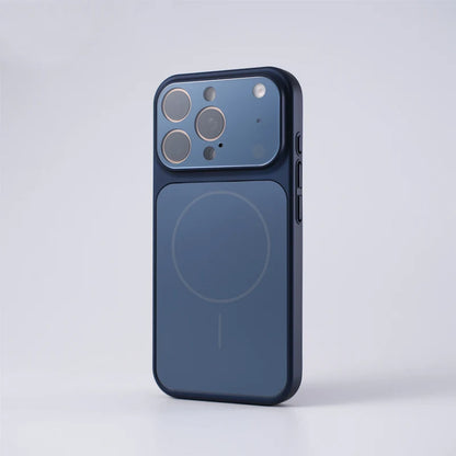 Frosted Camera Lens Protection For MagSafe Phone Case For iPhone 17 17Pro Max 16 15 14 13 Matte Wireless Charging Magnetic Cover