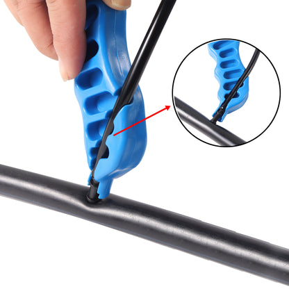 2Pcs Garden Grip Hole Puncher Irrigation Hose Punch For Dripper Inserting 16/20/25Mm PE Pipe Opening Hole Garden Drip Hand Tools
