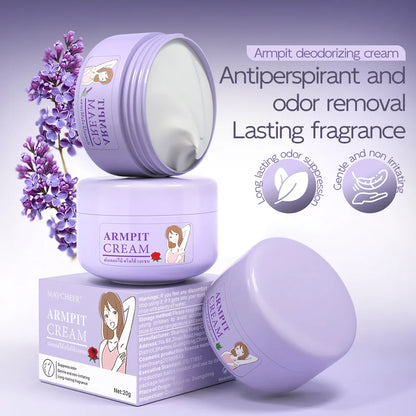Underarm Antiperspirant Deodorant Cream, Providing All-day Sweat Control, Odor Suppression, and Sweat and Odor Prevention.