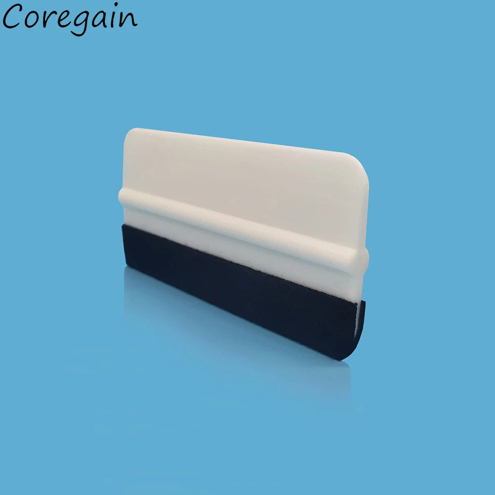 10x4.5cm  Felt Fabric Cloth Suede Card Squeegees Carbon Fiber Vinyl Car Wrap No Scratch Scraper Window Tint Tools