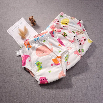 Newborn Training Pants Baby Shorts Solid Color Washable Underwear BABY Boy Girl Cloth Diapers Reusable Nappies Infant Panties