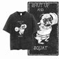 YG BODY BUILDING Printed Cotton Acid Washed Graphic Unisex T Shirt Cool CROSSFIT Streetwear Men Tshirts Big Size Tee for Men
