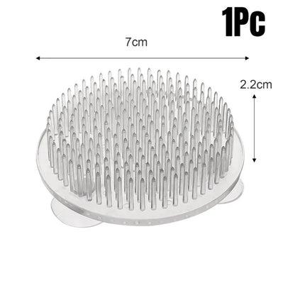 1/3Pcs Transparent Ikebana Stem Holder Waterproof Circular Arrangement Base DIY Flower Fixing Bracket for Vases Floral Design