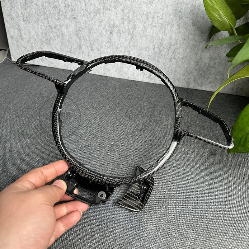 For Audi A4 B8 A3 8V Steering Wheel carbon fibre Frame Assembly Accessories