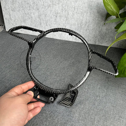 For Audi A4 B8 A3 8V Steering Wheel carbon fibre Frame Assembly Accessories