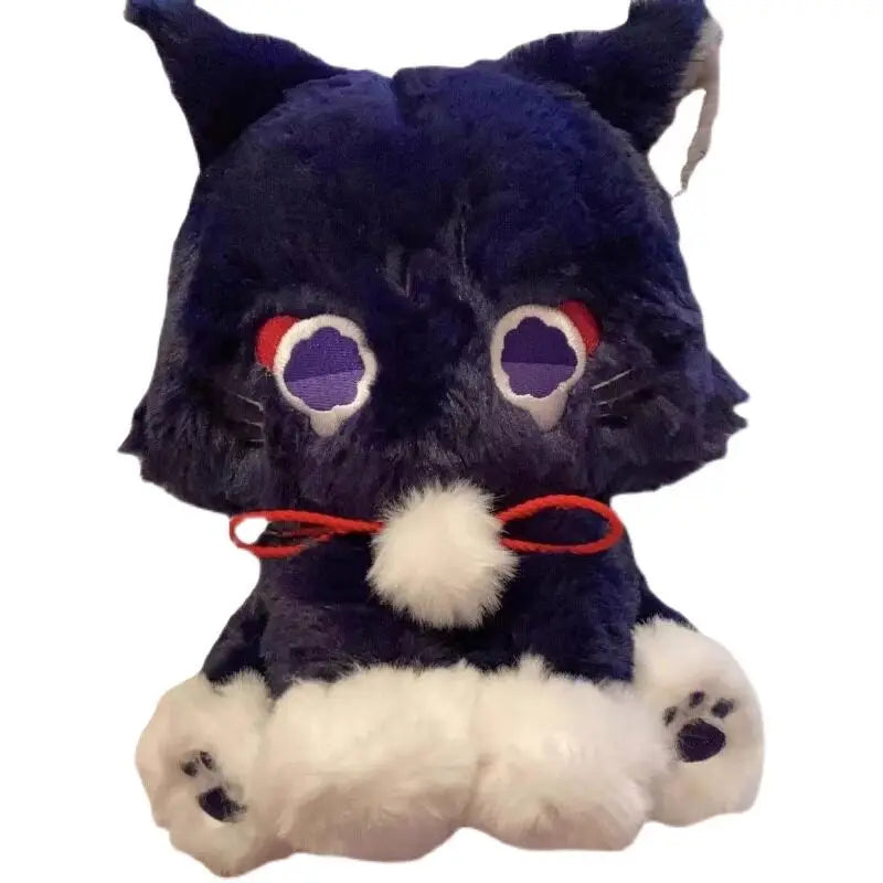 23cm Anime Scaramouche Cat Cute Plush Doll Toys Genshin Impact Wanderer Pet Cosplay Stuffed Pillow Toy Birthday Gift For Fans