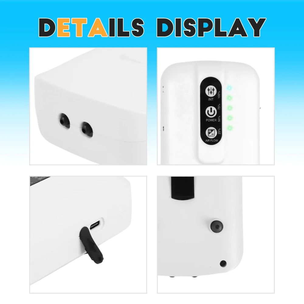 Air Pump With Adjustable Air Volume 2 Working Modes Portable Oxygen Aerator Pump For Fishing Aquarium Fish Tank