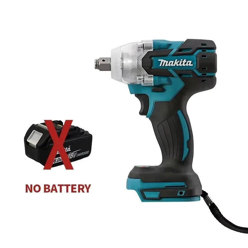 Makita DTW285 18V Brushless Impact Wrench High Torque For Machinery Assembly Daily Household Repair Jobs