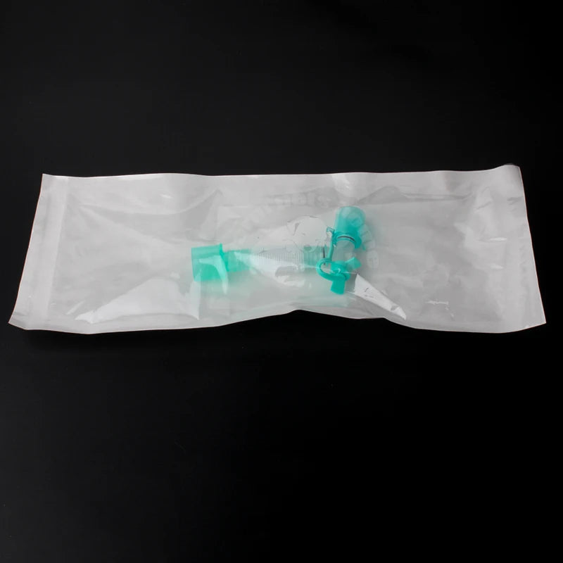 Catheter Mount Extension Tube Double Swivel Elbow Use Anesthesia Breathing Circuit with Gas Sampling Port