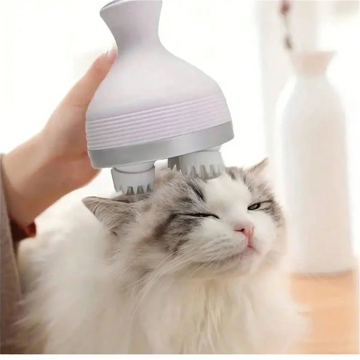Electric Head Massager & Pet Massager, High Frequency Vibration Scalp Massage For Deep Relaxation  Relieve Stress, Rechargeable