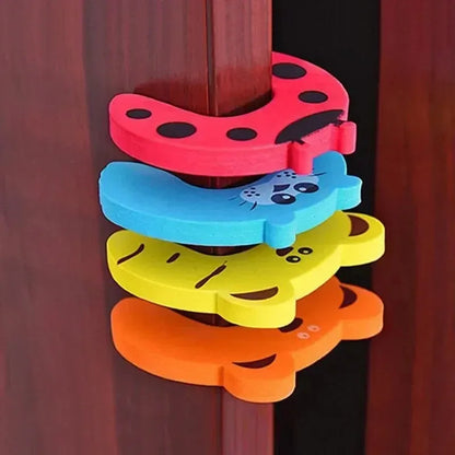 2/5pcs/Set Door Stopper DoorknobWall Protection Children Door Stopper Holder Shockproof Door Crash Pad Children Finger Protecter
