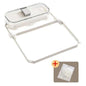Kitchen Sink Filter Rack With 50pcs Net Filter Bag Foldable Multi-Purpose Drainage Basket Leftovers Soup Food Drainer Shelf