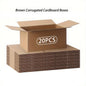 Mailing Shipping Boxes, 7.6x3.94x5.1inches, Brown Corrugated Cardboard Mailer Box With Lids, Single Wall, 32Lb/sq inch,